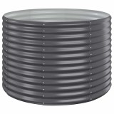 Cumpara ieftin Jardiniera, antracit, 100x100x68 cm, otel galvanizat