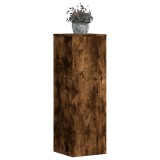 vidaXL Suporturi de plante 2 buc. stejar fumuriu 33x33x100 cm lemn 3307886