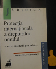 Protectia internationala a drepturilor omului Corneliu-Liviu Popescu foto