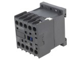 Contactor 4-polar NO 110VDC 10A pentru șină DIN