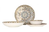 Rinart Set de vesela (Large) - Aztec - 24 bucăți - 6 persoane - Porţelan