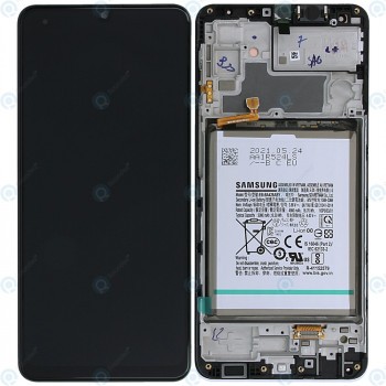 Samsung Galaxy M32 (SM-M325F) Capac frontal al modulului de afișare + LCD + digitizer + baterie GH82-26192A foto