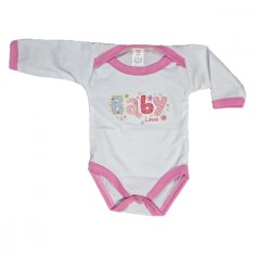 Body delicat din bumbac pentru bebelusi fetite, cu imprimeu , zBaby Love, 3-6 luni Baby Love, 68, Roz, 3-6 luni, Fete foto