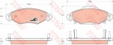 Set placute frana,frana disc TOYOTA YARIS (P1) (1999 - 2005) TRW GDB3324