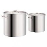 Cumpara ieftin Set oale de supă, 2 piese, 50/25 L, oțel inoxidabil