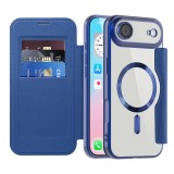 Husa iPhone 17 Air Asteroid GSM SmartMag Book Case, albastru