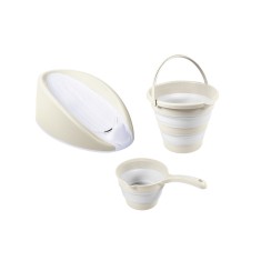 Set 3 in 1 cu suport anatomic pentru cadita - Bej