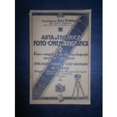 Alex Demetrescu - Arta si technica foto-cinematografica (1926, prima editie)