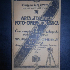 Alex Demetrescu - Arta si technica foto-cinematografica (1926, prima editie)