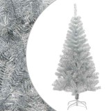 vidaXL Pom de Crăciun artificial cu suport, argintiu, 150 cm, PET 321012