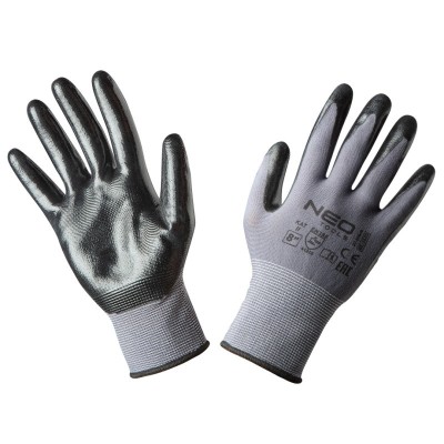 Manusi de lucru, nailon acoperit cu nitril, 4131X, marimea 8 HardWork ToolsRange foto