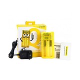 NITECORE Q2 &Icirc;ncărcător rapid cu 2 canale 2A pentru IMR Li-ion-Culoare Galben