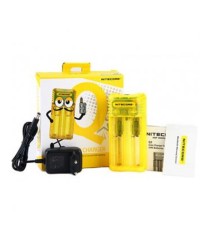 NITECORE Q2 &Icirc;ncărcător rapid cu 2 canale 2A pentru IMR Li-ion-Culoare Galben