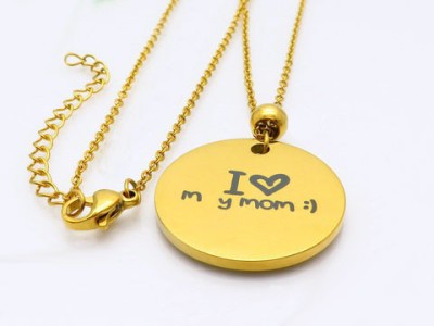 Lant Dama Inox - I Love you Mom-- cod LC304U foto