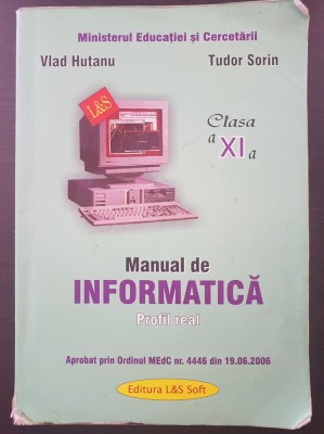 MANUAL DE INFORMATICA Profil Real - Hutanu, Tudor foto