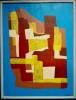 Abstract - semnat Leo Leuppi &#039;50, Ulei, Altul