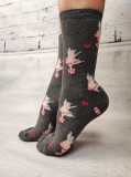 STK477-18 Sosete medii din bumbac ultrasox model colorat
