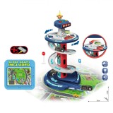 Garaj Auto, Pista Circulara, Turn de Control, Sunet și Lumini, Set 26 Piese, Multicolor, Plastic, Oem