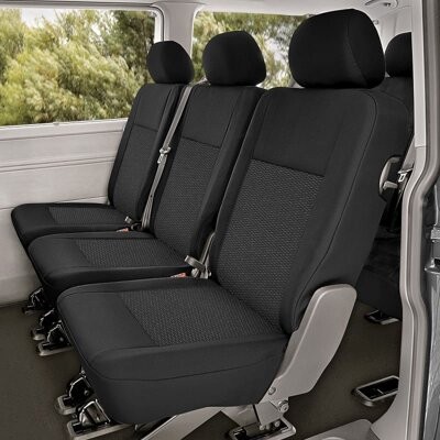 Husa scaune pentru VW Transporter T6 din 2015, 2 randuri 1+1+1 AutoDrive ProParts foto