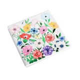 Cumpara ieftin Suport vase fierbinti pluta ceramica multicolora Flori cm 15 x 15 H