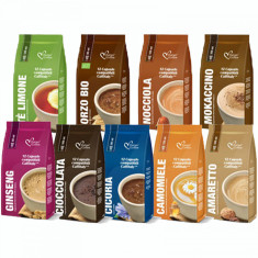 Kit degustare cafea cu arome si ceai, 108 capsule compatibile Caffitaly, Tchibo Cafissimo, Beanz, Italian Coffee foto