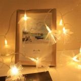 Instalatie cu 20 LED-uri Siluohake, USB, alb cald, 3 m