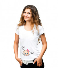 Tricou Personalizat , Bumbac- Salut ? fetita foto