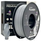 Filament 3D PLA Smart Print 1kg Gri 1.75mm &plusmn;0.03mm Toleranta - Compatibil Imprimante 3D