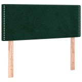 Cumpara ieftin Tablie de pat, verde inchis, 80x5x78/88 cm, catifea