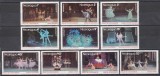 Nicaragua 1977 - Scene din baletul &bdquo;Spărgătorul de nuci&rdquo; de Ceaikovski, Serie + Colita, 4 Poze, MNH