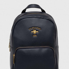 U.S. Polo Assn. rucsac femei, culoarea albastru marin, mic, neted