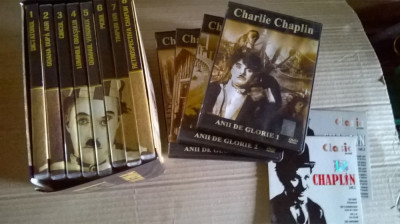 colecție dvd -uri filme Charlie Chaplin foto