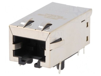 Conector RJ45 ecranat 8p8c THT PoE 8 pini foto