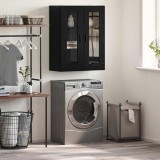VidaXL Dulap montat pe perete Pe perete Stejar negru 69.5 x 34 x 90 cm 879604