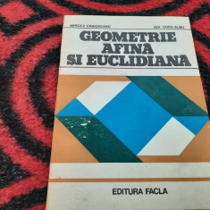 GEOMETRIE AFINA SI EUCLIDIANA MIRCEA CRAIOVEANU,ION DORU ALBU