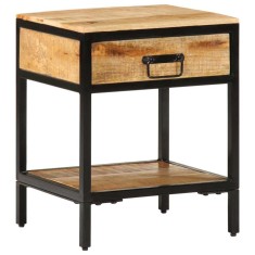 vidaXL Dulap de noapte Maro 40 x 35 x 50 cm Lemn masiv de mango 374088