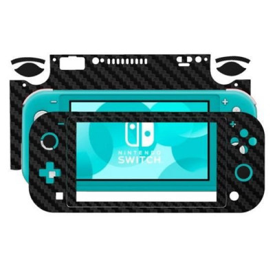 Folie Skin Compatibila cu Nintendo Switch Lite - ApcGsm Wraps Carbon Black foto
