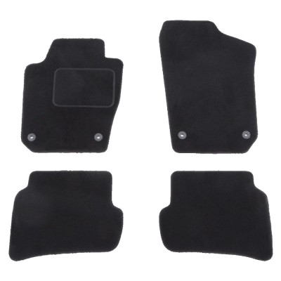Set covorase auto mocheta Velor SEAT IBIZA (6J), 04.2008-2017, negru, foto