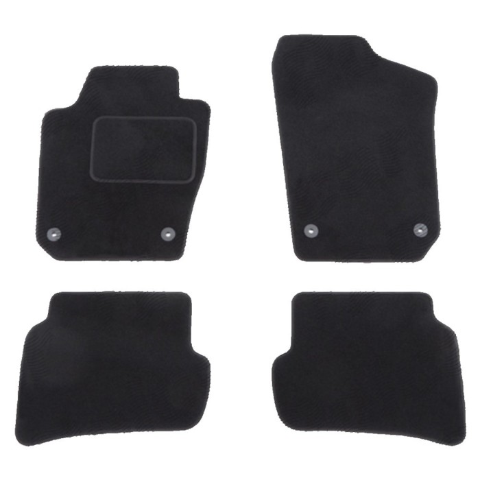 Set covorase auto mocheta Velor SEAT IBIZA (6J), 04.2008-2017, negru,