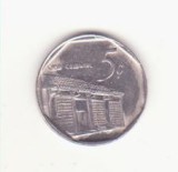 Cuba 5 centavos 2002 aUNC - casă colonială, America Centrala si de Sud