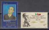 Mexic 1997 - Centenarul nașterii poeților Carlos Pellicer și Andres Eloy Blanco, 2 Serii, MNH