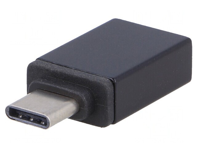 Adaptor OTG USB 3.1 USB A la USB C Negru