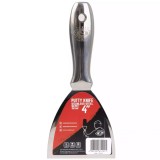 Spaclu inox monobloc, maner metalic, 100 mm, Olejnik