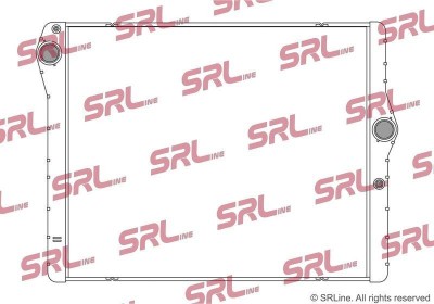 Radiator Bmw 2 F22/F23, 3 F30/31, 4 F32/33, motor: 3.0 R6 T, intrare/iesire conectare rapida, 580x478x32, SRLine, miez si rezervor din aluminiu foto