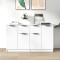 vidaXL Servante, 2 buc., alb, 60x30x70 cm, lemn prelucrat