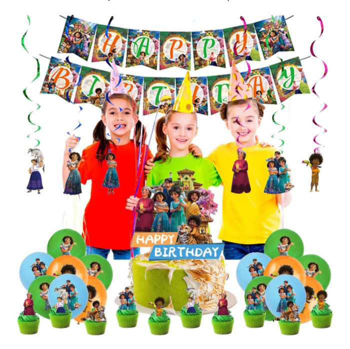 Set decorațiuni petrecere copii Ecanto