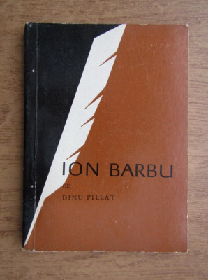 Dinu Pillat - Ion Barbu foto