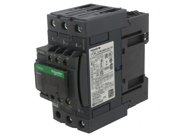 Contactor 3P 220VAC cu 3 Contacte Auxiliare NO NC