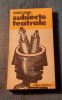 Subiecte Teatrale George Genoiu - Autograf, Ed. Meridiane 1987, 274 pagini - Carte Teatru
