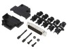Conector D-Sub 25 pini Tată pe Cablu Amphenol Neecranat Gold Flash UNC 4-40